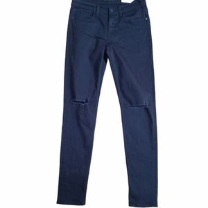 The RAIL Black Ripped Stretch Skinny Jean Size W29 L32